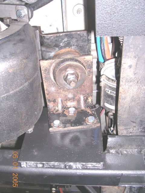 1994 Ford Bronco - its a close fit, but clears the 205 AND the fuel filter