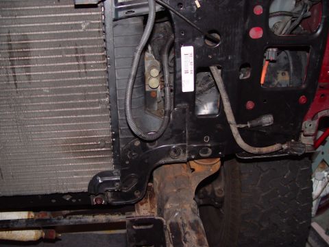 1994 Ford Bronco - There were alot of minor differences in this aftermarket core support, but if you are even attempting this, then you will figure it out. Ma…