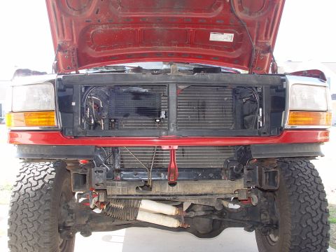 1994 Ford Bronco - This project gave me the opportunity to realign the hood latch. It was too high and let the hood rock back and forth a little