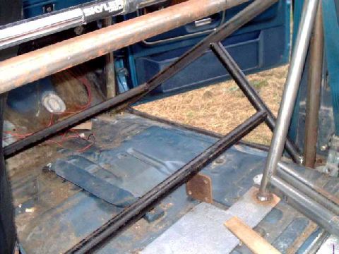 1984 Ford Bronco - crossmembers for mounting seats to the cage.