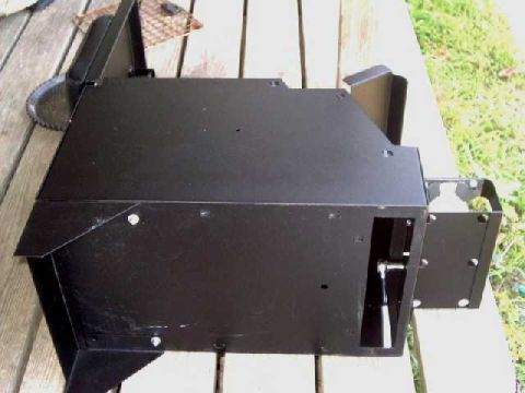 1984 Ford Bronco - The bottom of the console has an opening to access the 2 bolts for the cup holder.