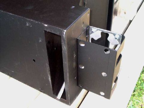 1984 Ford Bronco - A closer look at mounting the cup holder.