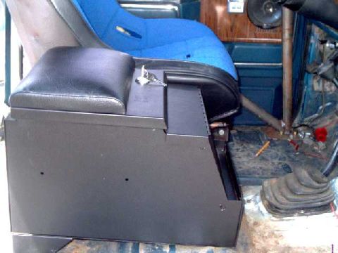 1984 Ford Bronco - Check for clearance with the t-case shifter in 2-LO before mounting the console to floor.