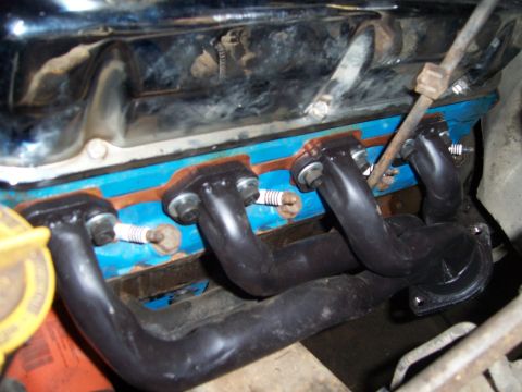 1983 Ford Bronco - DS Header Installed.
