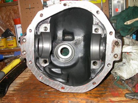 1990 Ford Bronco - Third member freshly cleaned with new bearing races pressed in.