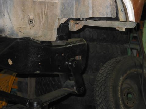 1981 Ford Bronco - With the inner fender reinstalled.