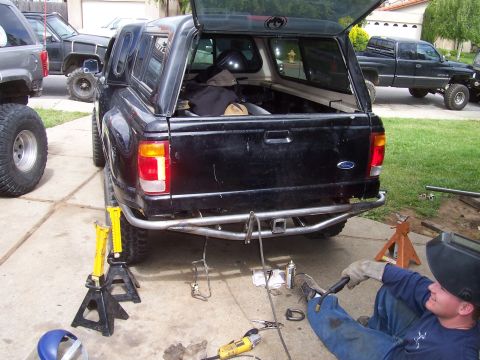1998 Ford Ranger - mounted, partway done