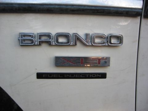 1985 Ford Bronco - New Emblems