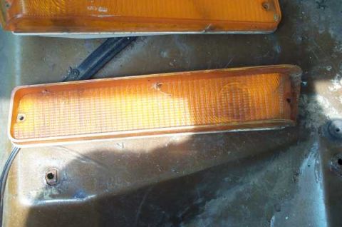 1979 Ford Bronco - this light has a few hairline cracks in the lense, nothing major