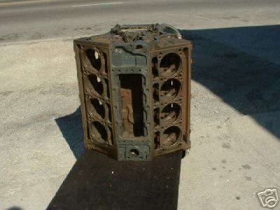1994 Ford F-150 - This is an engine block casting, likely for a V8 engine, shown outdoors.