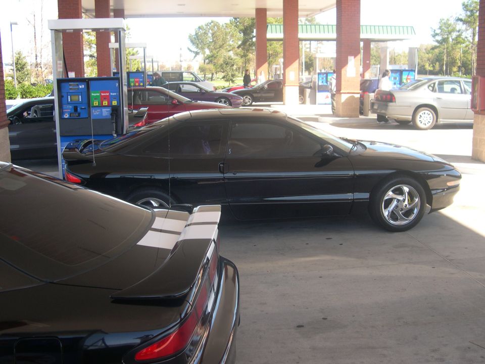 At the Gas Station before everyone goes their seperate ways