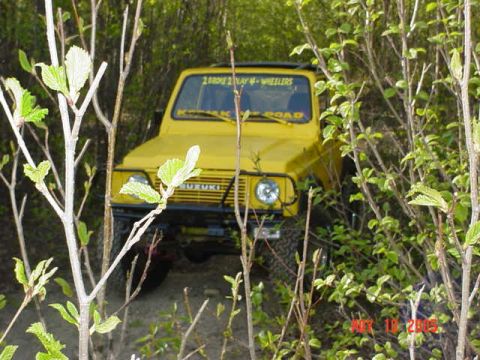 1987 Suzuki Samurai - Some new Brush Scars on her new paint...OOPS