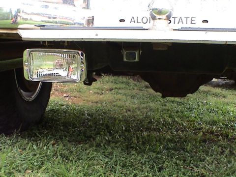 1996 Ford Bronco - cam under bumper for the rear view mirror
