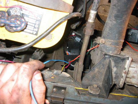 1989 Ford Bronco - This is where the project box is going. I'm leaving it open until I tweak everything and confirm eerything works correctly.