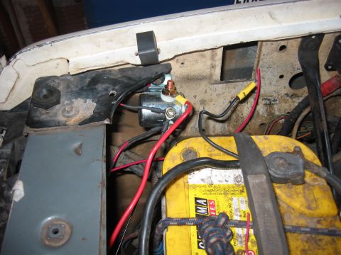 1989 Ford Bronco - The 300 amp continuous duty solenoid. Way overkill, and hindsight and some more research shows I could probably use the 40 amp fuse that th…