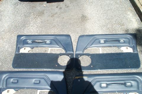 1991 Ford Crown Victoria LTD - Front driver and passenger door panels. Blue. 91