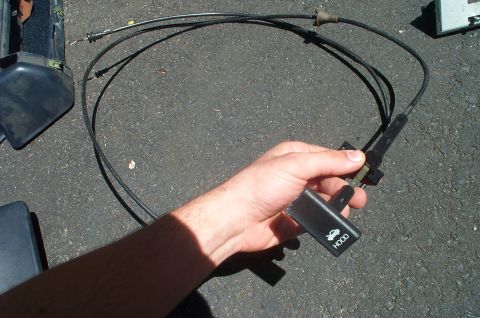 1991 Ford Crown Victoria LTD - Hood release cable.