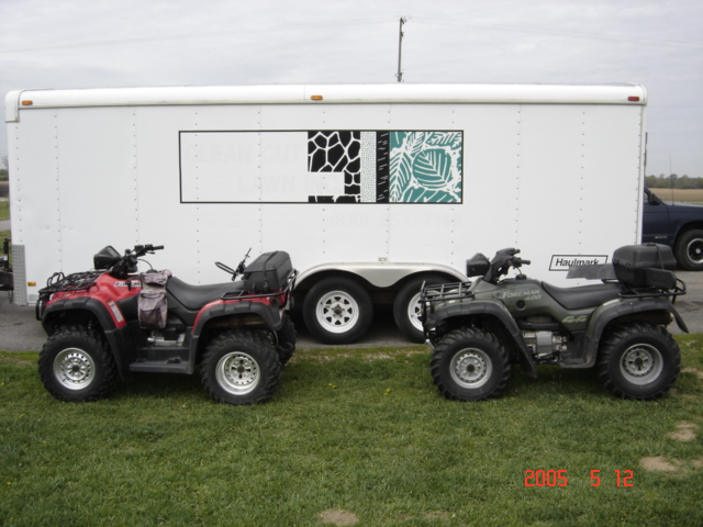 A little different angle with the 4 wheelers.