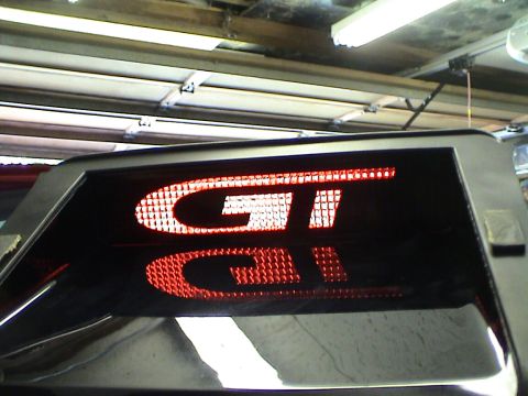 1997 Ford Probe - Illuminated GT brake light with red LEDs.
