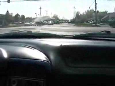 1994 Ford Probe - This is the first of two runs from stoplights. This just shows the exhaust note, which is a base probe piping with no muffler.