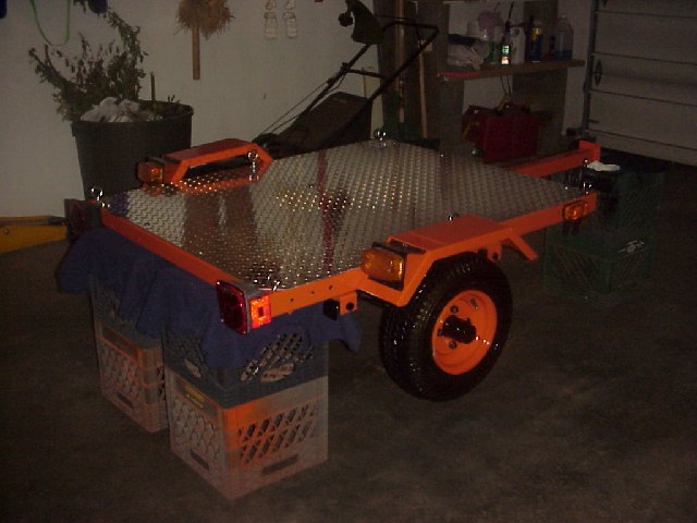 Wired, Painted, Diamond Plated... so far so good!
Harley standard colors... Black & Harvest Orange