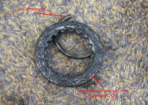 1989 Ford Bronco - C-Clip and spacer/washer
