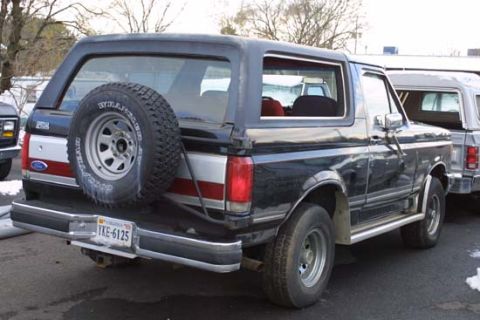 1989 Ford Bronco - Some hoodlum in the neighborhood busted the window when it sat. $90 for a used factory tint window, $100 to have it installed. No leaks eve…