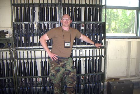 1989 Ford Bronco - A few of the racks of M-16's and M-60's... Gotta love the 60 for firepower!
