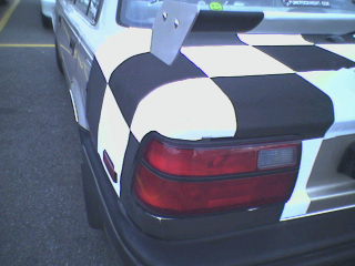 1989 Ford Bronco - FFS... This checker pattern is WALL PAPER!