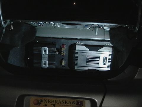 1999 Ford Taurus - A car stereo system is visible, with some text and buttons on its face.