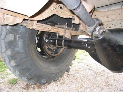 1981 Ford Bronco - It's amazing these springs have lasted. This is a 6" lift spring. The tire is fully stuffed though, it's hitting the inner fender and canno…