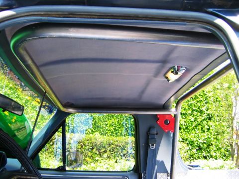 1985 Ford Bronco - Custom roll cage installed in the interior of a 1985 Ford Bronco.