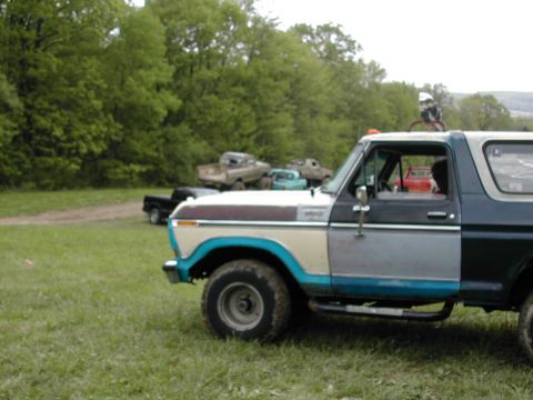 1979 Ford Bronco - even i got my truck a little muddy. just not in the bog