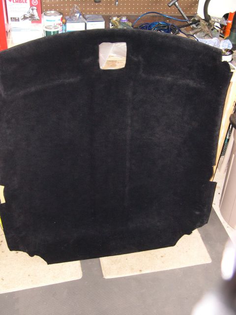 1997 Ford Probe - A detached car headliner is shown, possibly removed for repair or replacement.