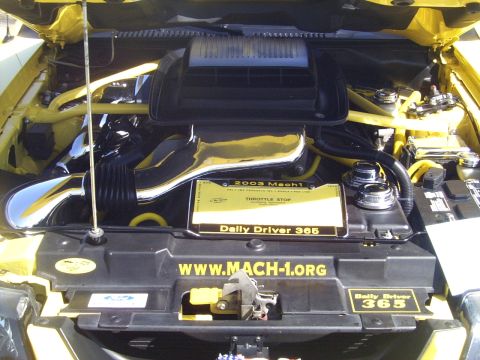 2002 Ford Mustang - Labels2 engine
