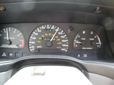 1992 Ford Taurus - Interior view of a 1992 Ford Taurus dashboard showing gauges and odometer reading 18361 miles.