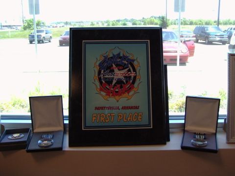 1997 Ford Taurus - Trophy from the Mid-America Nationals Car Show held in Fayetteville, AR. on May 14-15th.