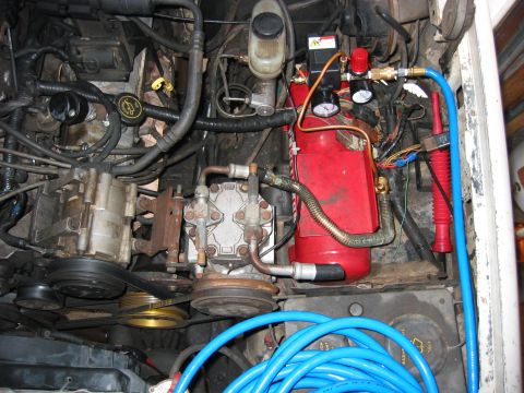 1989 Ford Bronco - Top down view so you can see the clearances on all sides.