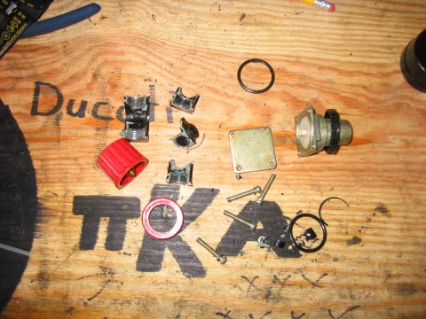 1989 Ford Bronco - I found out why my compressor was only 58 bucks. Cheap metal in the body of the regulator. Overtighten just a smidgen and it basically expl…
