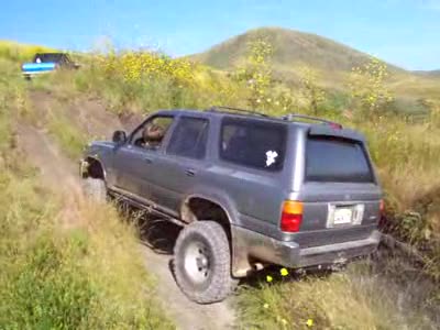 1993 Toyota 4Runner - joel in the mini tank trap...