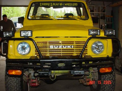 1987 Suzuki Samurai - A little more light for our Long Alaskan winter nights (dark 20 hours)