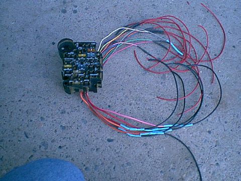 1983 Ford Bronco - This is the new fuse panel i am making. It was out of a 1985 silverado truck.