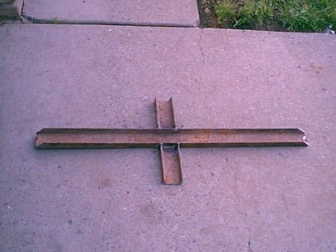 1983 Ford Bronco - the Fox platfom had issues and the seats just olted to the floor. They like to tear our after time. I made this subframe connector out of 3…
