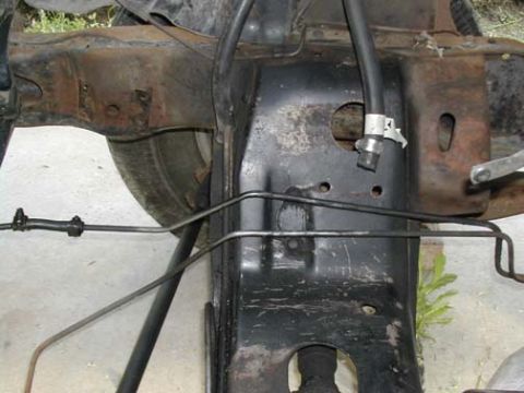 1981 Ford Bronco - Location of the crack