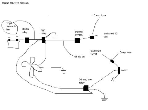 1994 Ford Bronco - fan wireing