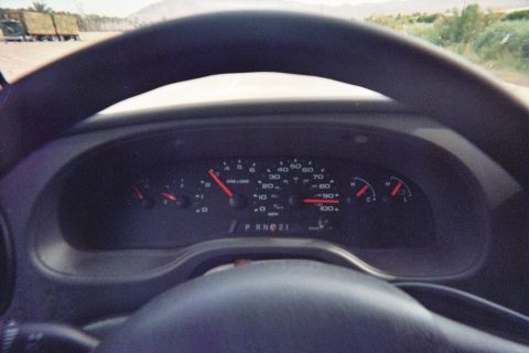 1968 Ford Mustang - The Ford Van I was Driving had a governor of 95 MPH..