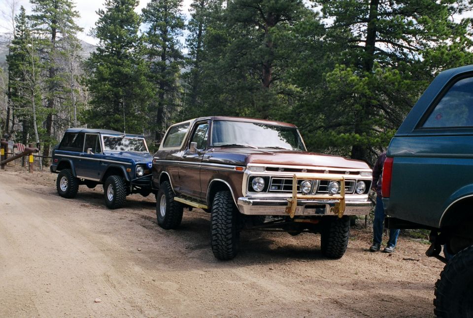 Getting ready for the trail with Rob (ZoZo) and his dad Bob.