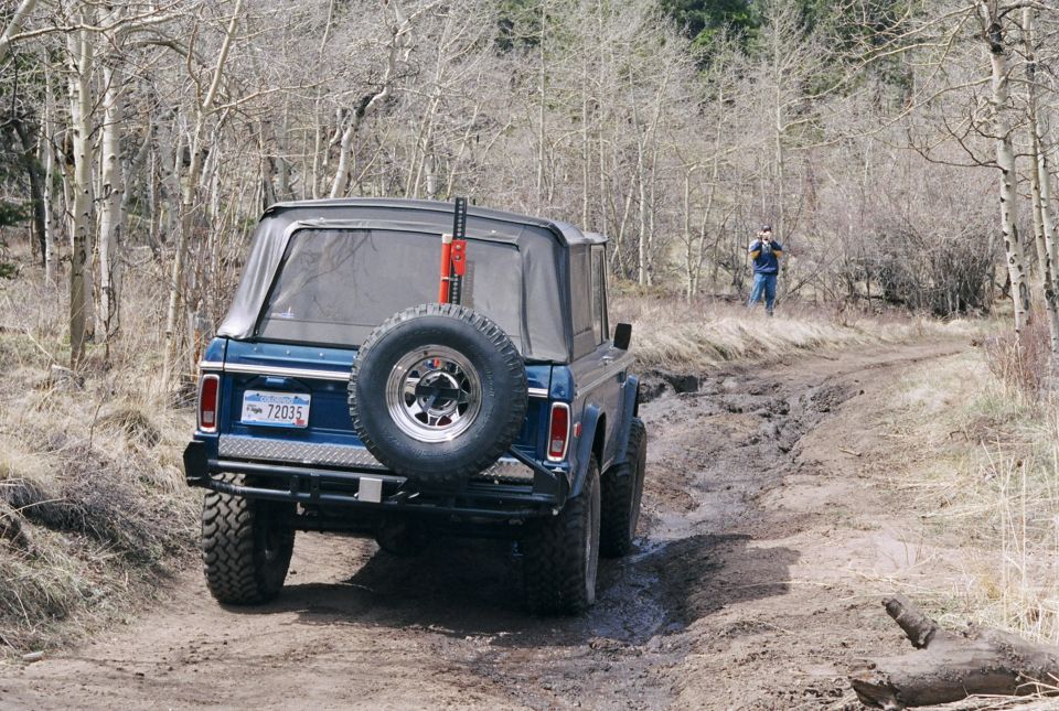Bob gets ready for some mud.