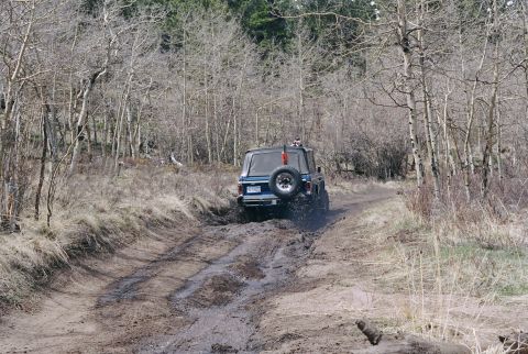 1996 Ford Bronco - And he makes it on the easy line.
