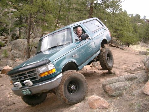 1996 Ford Bronco - Another one while going down.
